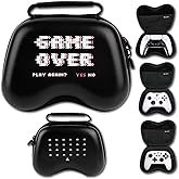 BelugaDesign Game Over Controller Case | Travel Protective Carry Accessory | Compatible with Playstation PS Dualsense Xbox Wireless Nintendo Switch Pro | Trendy Compact Secure Case for Storage/Travel