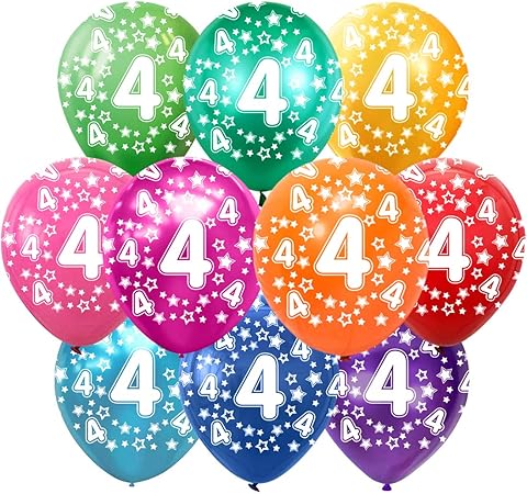 4 Compleanno Decorazioni Primo Compleanno Bambino Palloncini Addobbi Compleanno 4 Anni Anniversario Decorazioni Festa Compleanno Ragazza Ragazzo Amazon It Casa E Cucina