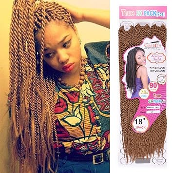 Julyqueen 1pack 27 1packs 18 Senegalese Twist Crochet Hair 201g