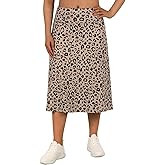 ANIVIVO Women's Midi Length Skorts Skirts with Pockets Modest Skirts 28" Long Knee Length Athletic Skorts