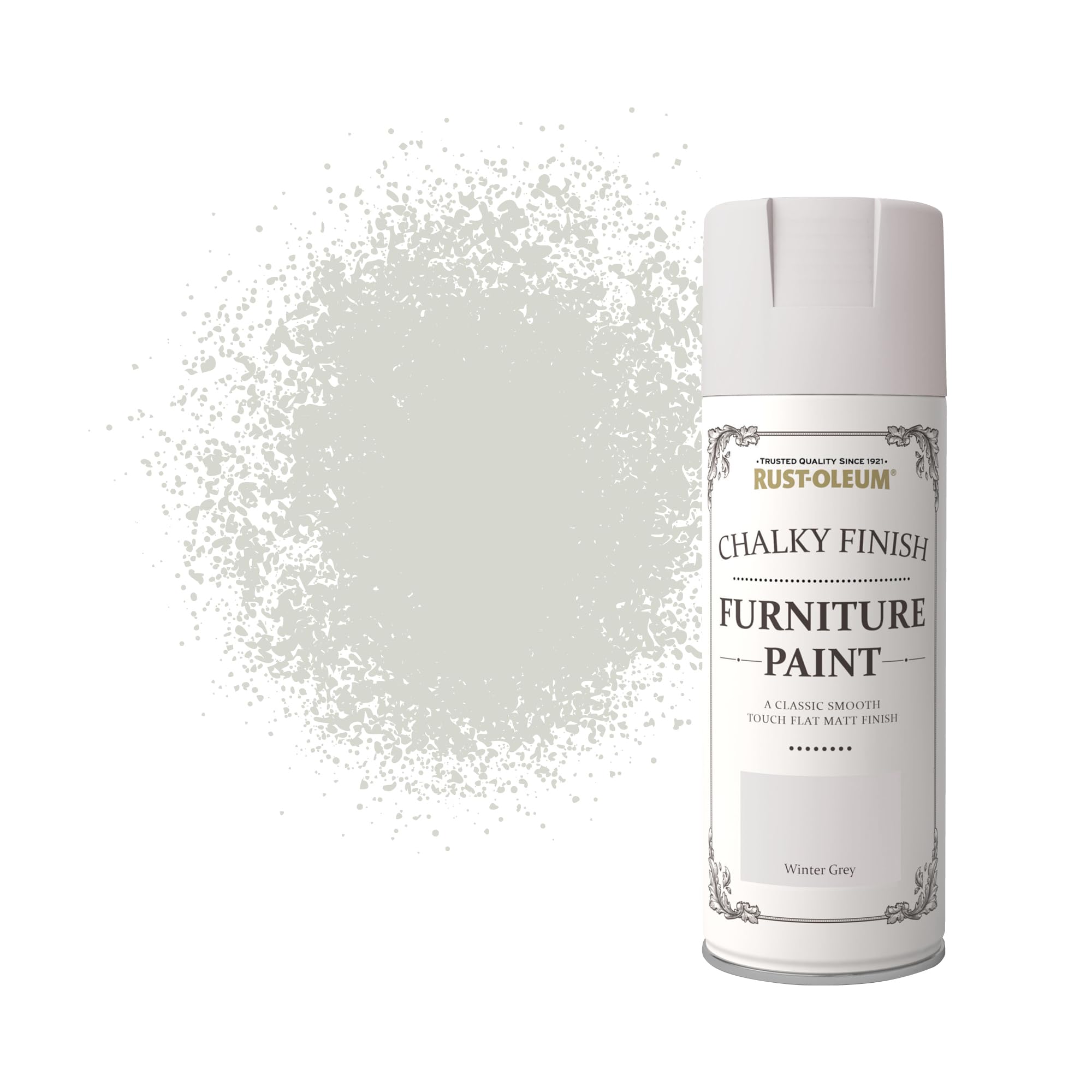 Rust-Oleum 400ml Chalky Finish Furniture Spray Paint - Winter Grey