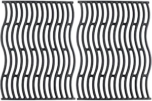 BTCDR Grill Grates Replacement for Napoleon Prestige PRO 500 Gas Grills, Cast Iron Grill Cooking Grids, 17 3/4", 2 Pack
