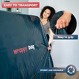Wrappybag Opaque Plastic Mattress Storage Bag 90x200 cm Heavy-Duty view 5