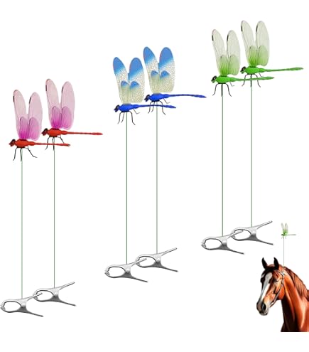 Amazon.com: sntxmy Fake Dragonfly Clip, Realistic Dragon Fly Clips
