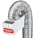 Deflecto LTF Indoor Dryer Vent Lint Trap Kit