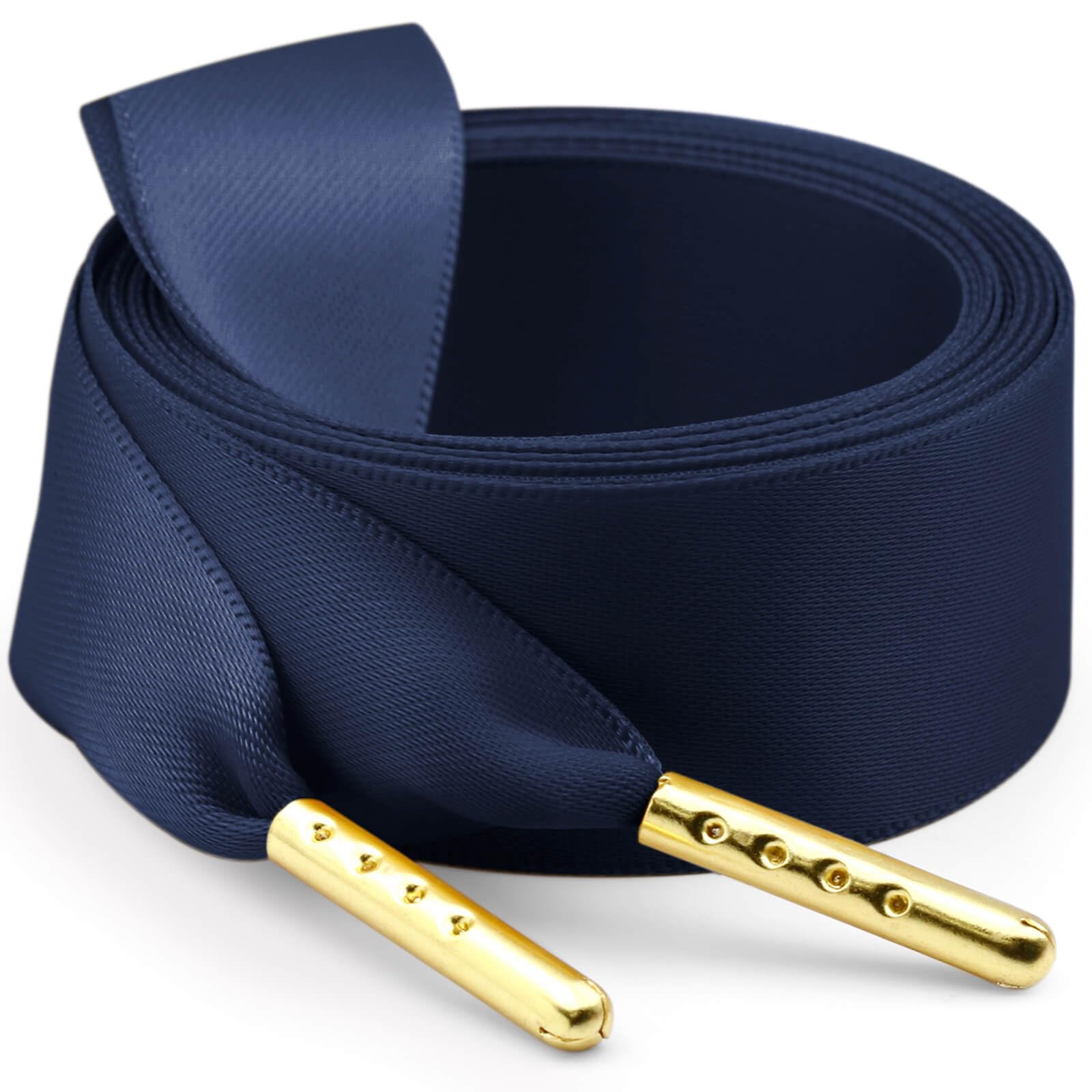 WEGOODZF Ribbon Satin Sneakers Shoelaces: 2 Pair