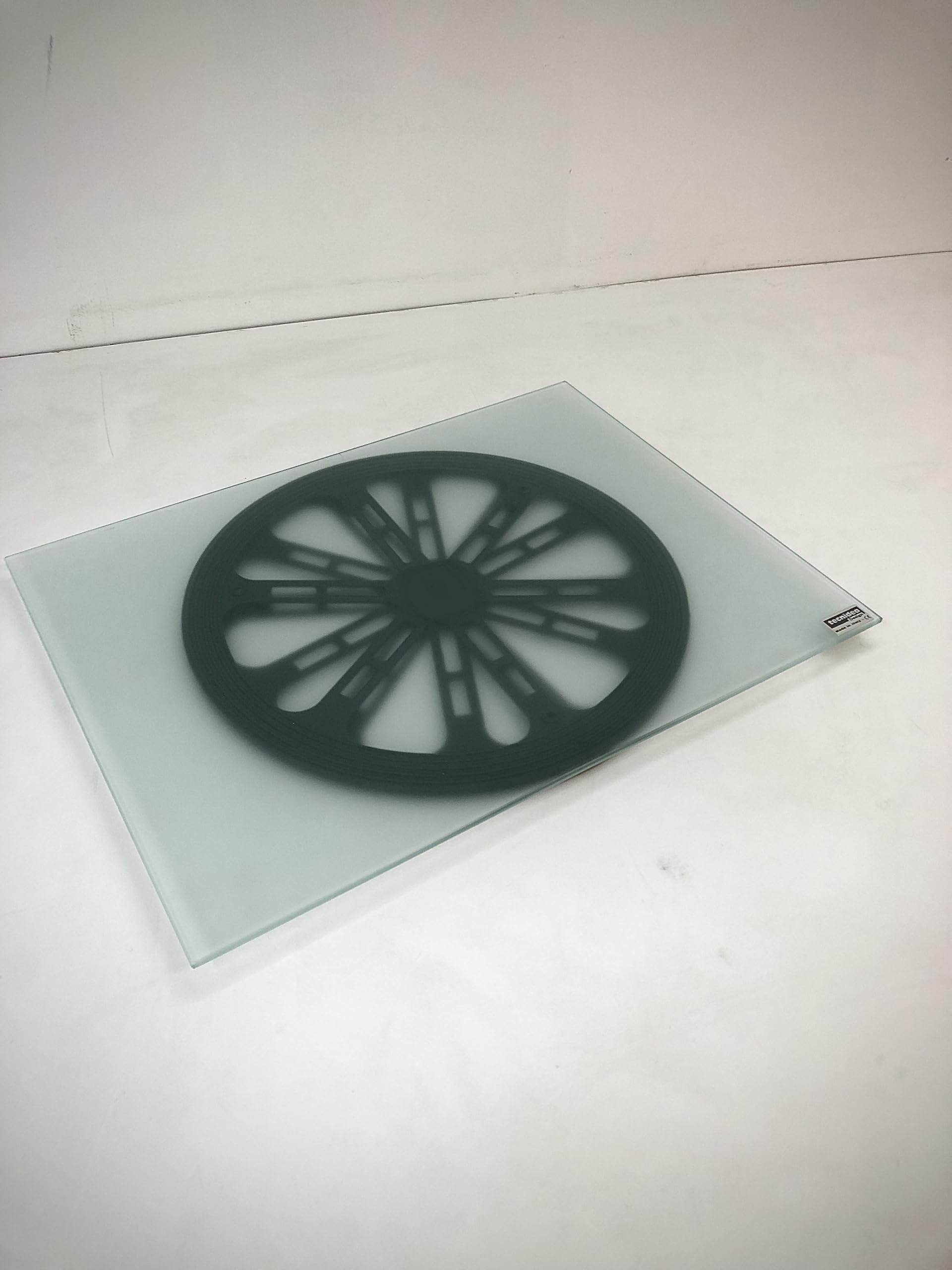 Tecnidea TV Base Swivel, Also for PC, Tempered Glass Transparent Dimensions 55x25 cm -GK 55P