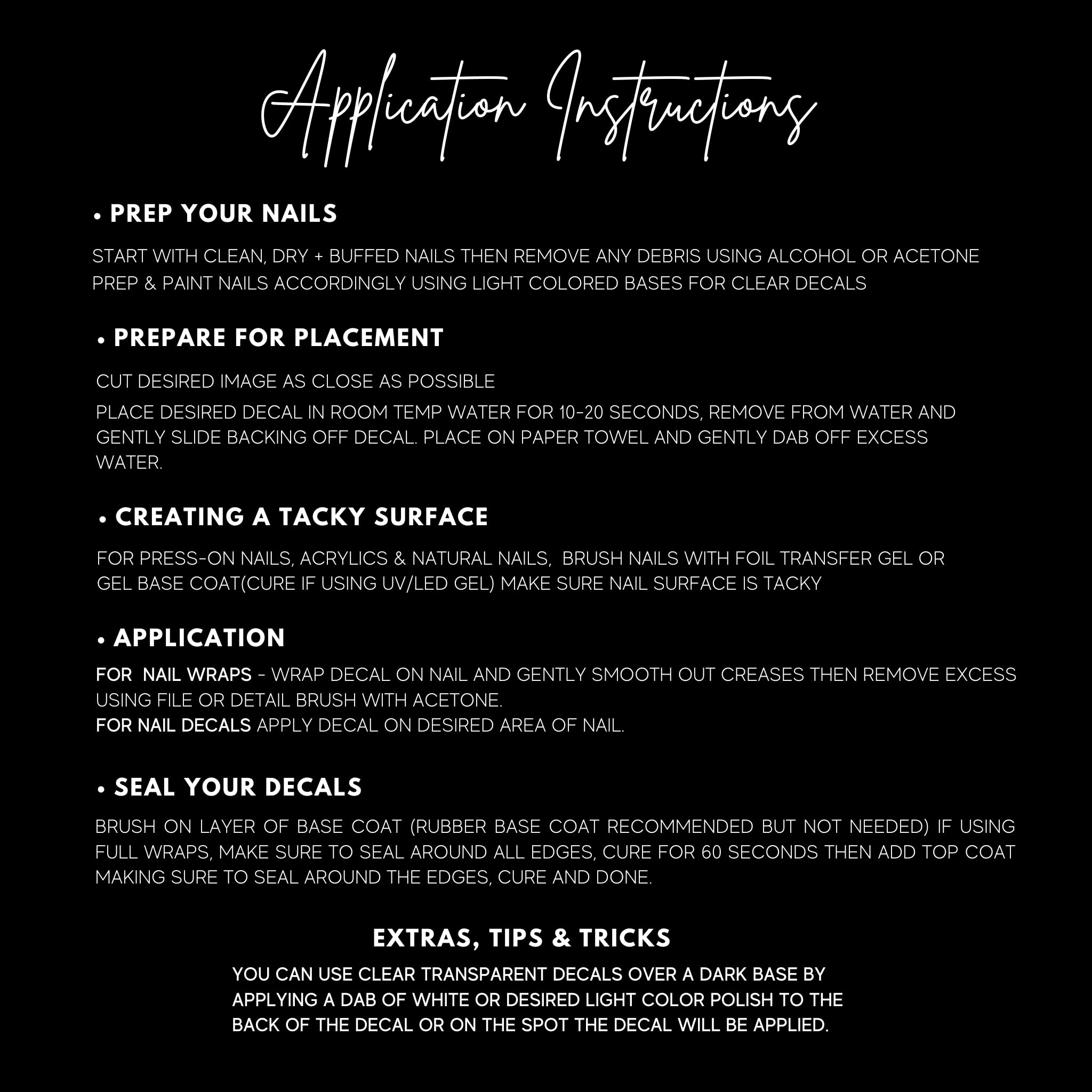 Santa Muerte Monochrome Decals Virgen Mary Stickers Water Transfer Nail Wraps for Gel, Acrylic Extensions (30MM Shorty) - Image 4