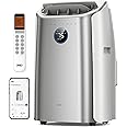 Dreo Portable Air Conditioners, 12,000 BTU AC Unit for Bedroom with Drainage-free Cooling, 46dB Quiet, APP/Voice/Remote, 24h Timer with Fan & Dehumidifier, Smart Standing AC for Room Indoors, AC515S