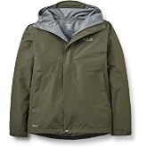 Rab Men's Downpour Waterproof Jacket | Lightweight, Hooded Rain Coat for Hiking &amp; Trekking