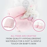 Baby Box Shop Newborn Essentials Gift Set for Girls Unicorn Comforter Pink view 4