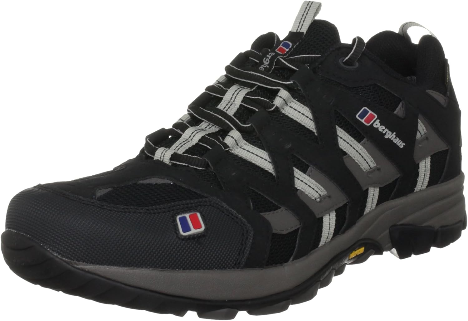 Berghaus Men's Prognosis GoreTex Black/Grey Hiking Shoe 480065Ba4 10.