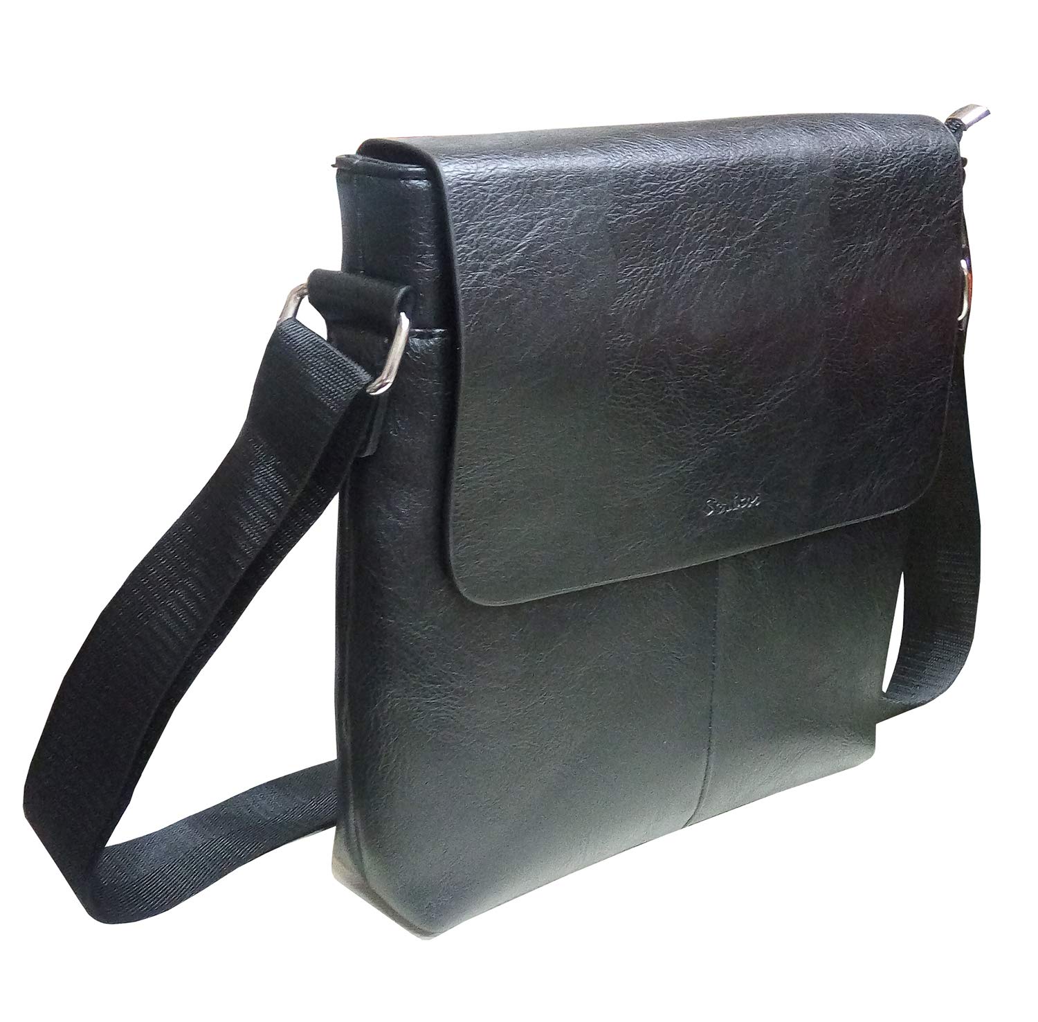 non leather messenger bag