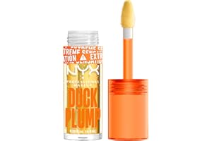 NYX PROFESSIONAL MAKEUP Duck Plump High Pigment Lip Gloss, Lip Plumper Gloss with Spicy Ginger - Clearly Spicy