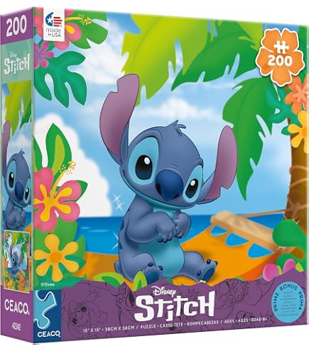 Amazon.com: Disney Lilo & Stitch 20th Anniversary Jigsaw Puzzle