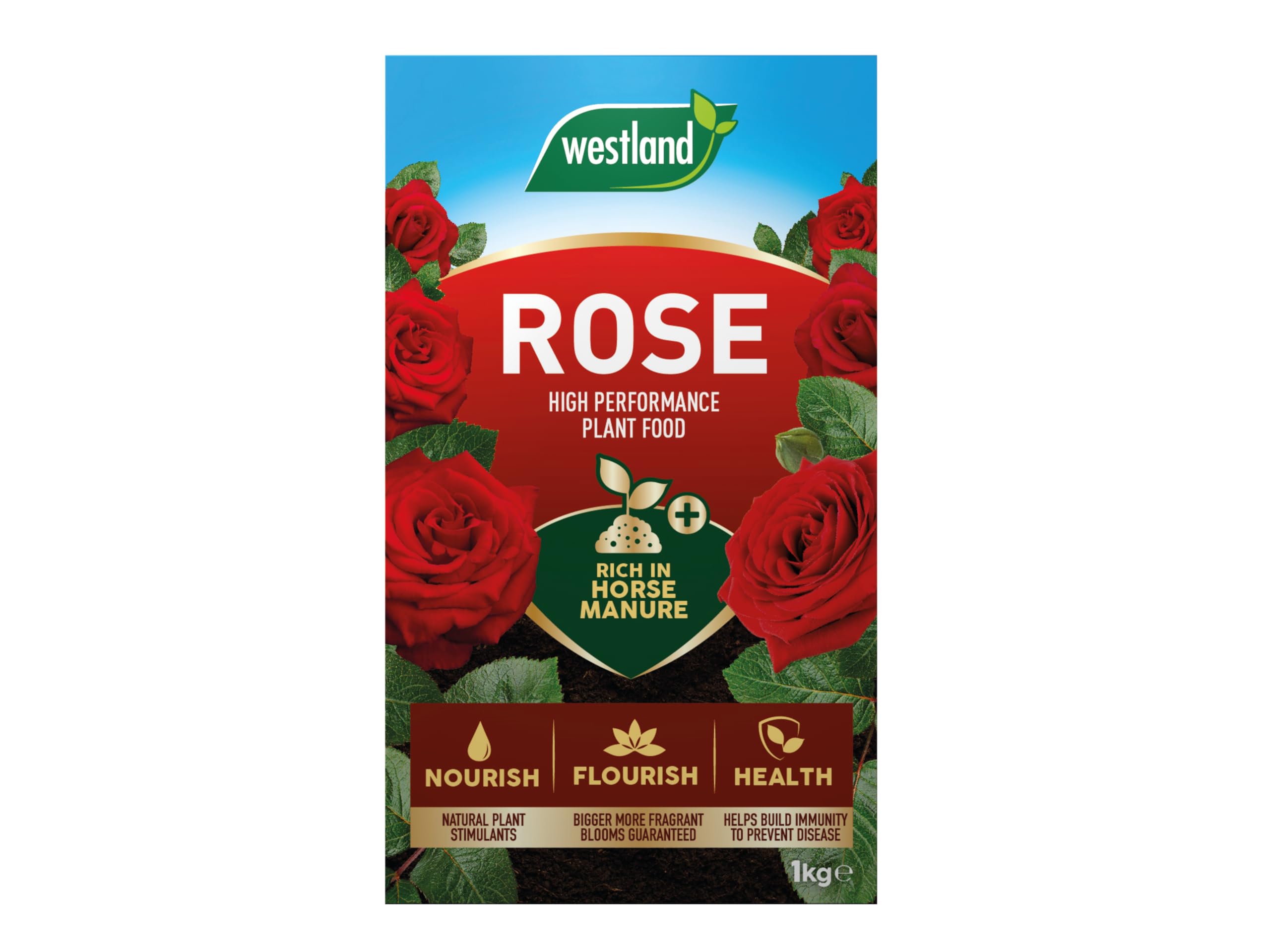 Westland Horse Manure and Plant Stimulant Enriched Rose Food, 1 kg