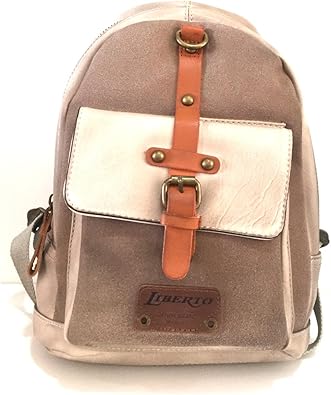 mochila mujer beige