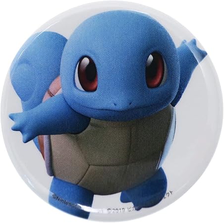 Amazon ポケットモンスター ミュウツーの逆襲 Evolution 缶バッジ ビッグ カンバッジ ゼニガメ ポケモン バッジ おもちゃ
