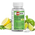 SaltStick FastChews Electrolytes - 60 Chewable Electrolyte Tablets - Lemon Lime Flavor - Salt Tablets for Running, Fast Hydration, Leg Cramps Relief - Non-GMO, Vegan, Gluten Free