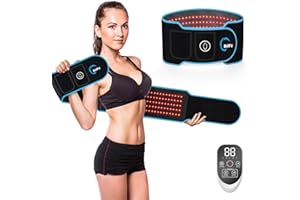CRUIFU Red Light Therapy Belt-Near Infrared and Infrared Light Therapy for Body with Partition Control & Remote Control to Promote Circulation, Relieve Muscle, Speed Healing, Red Light Therapy Device