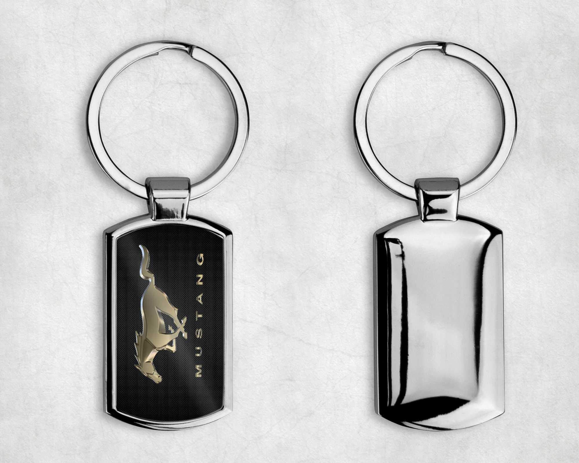 T20 DESIGNS MUSTANG METAL KEYRING - Choice of Design - Complete with Gift Box (-A001)