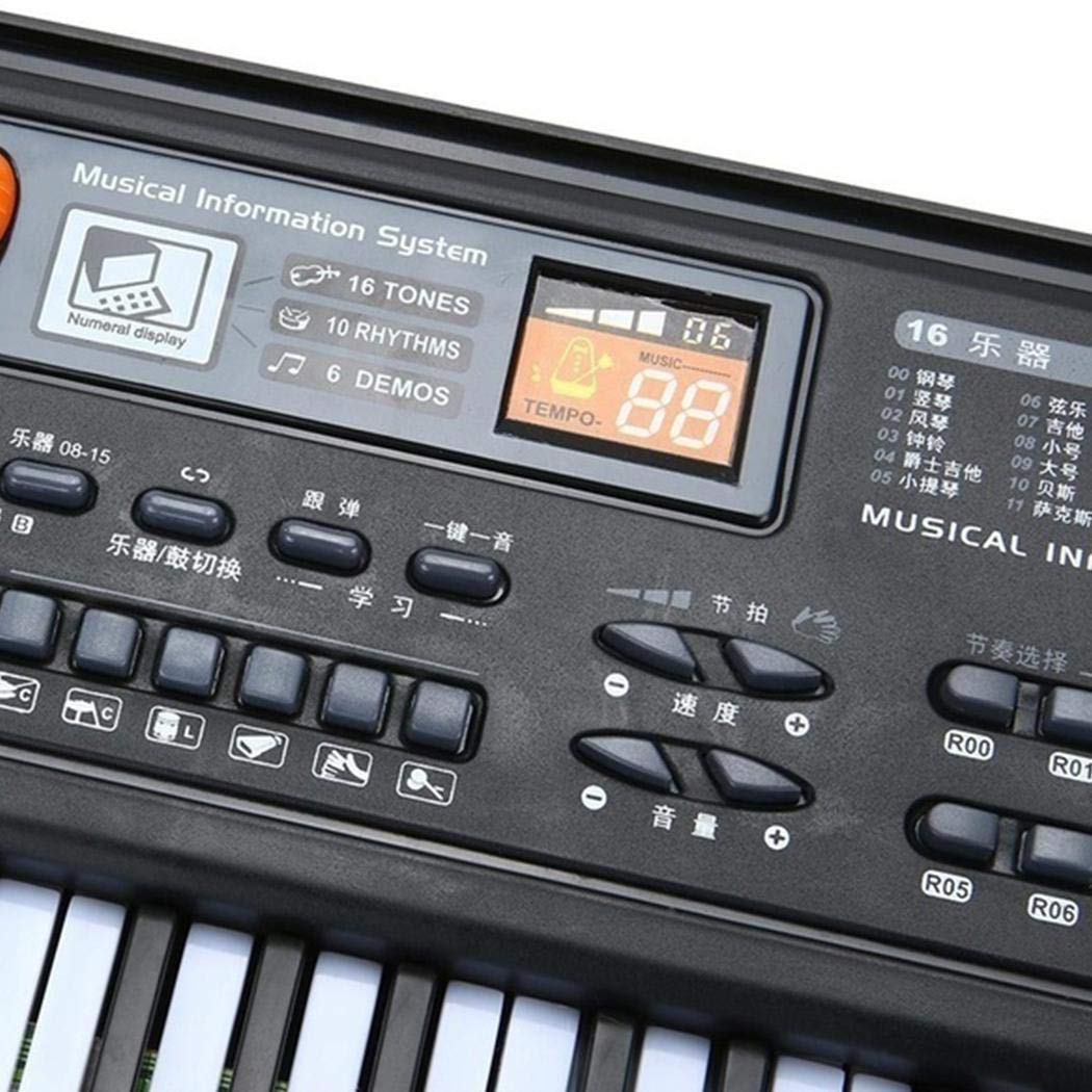 melysUS Baby Music Instruments Electronic Keyboard Piano Kids Learning Toys with Mic Pianos & Keyboards