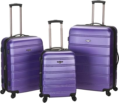 rockland luggage melbourne 3 piece set