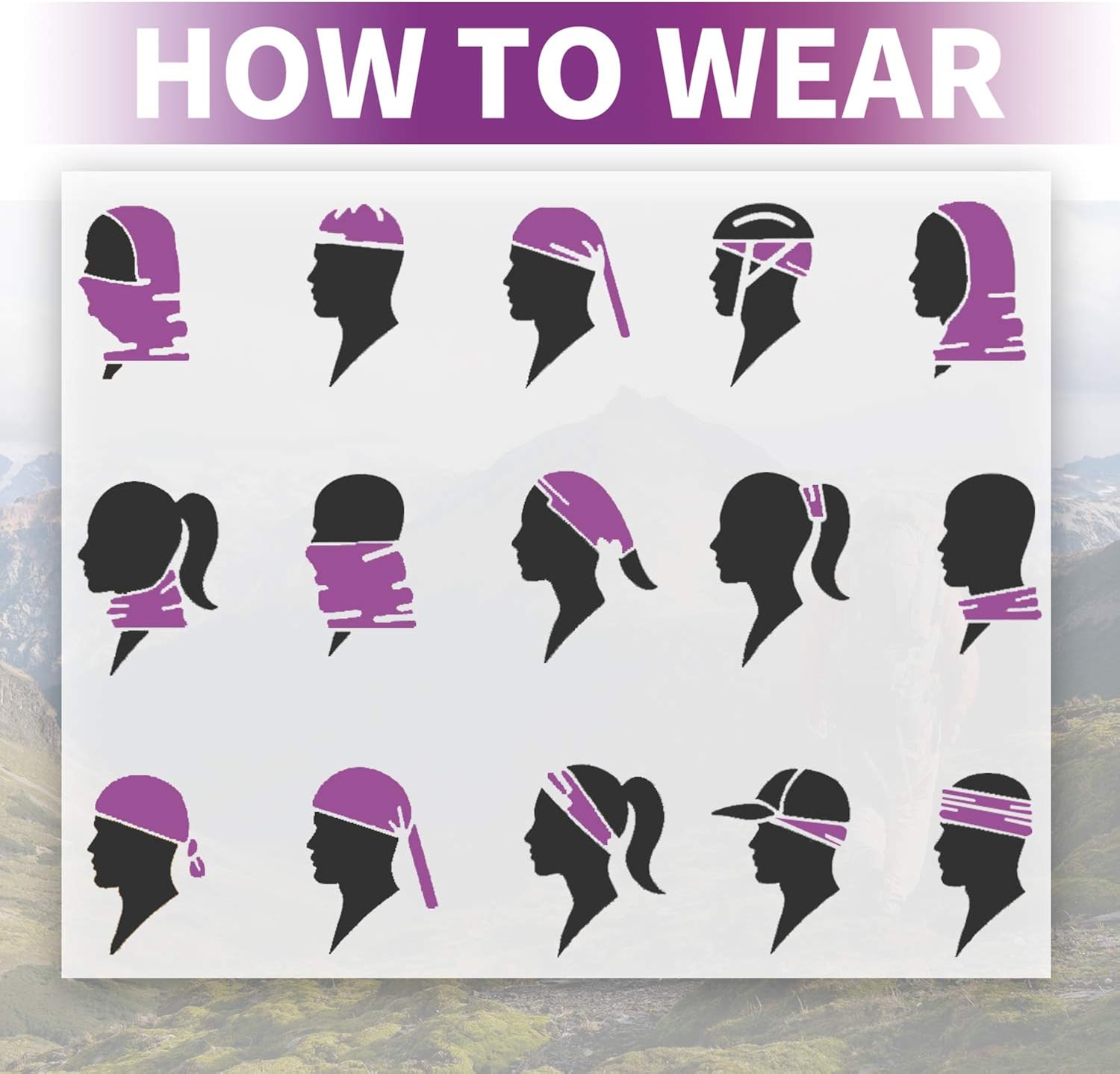 6 Pieces Neck Gaiter Balaclava Scarf Face Mask, Summer Cooling Reusable Bandana. at  Men’s Clothing store