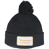 ZHATS Standard NCAA Officially Licensed Pom Beanie Patch Brick Black, One Size