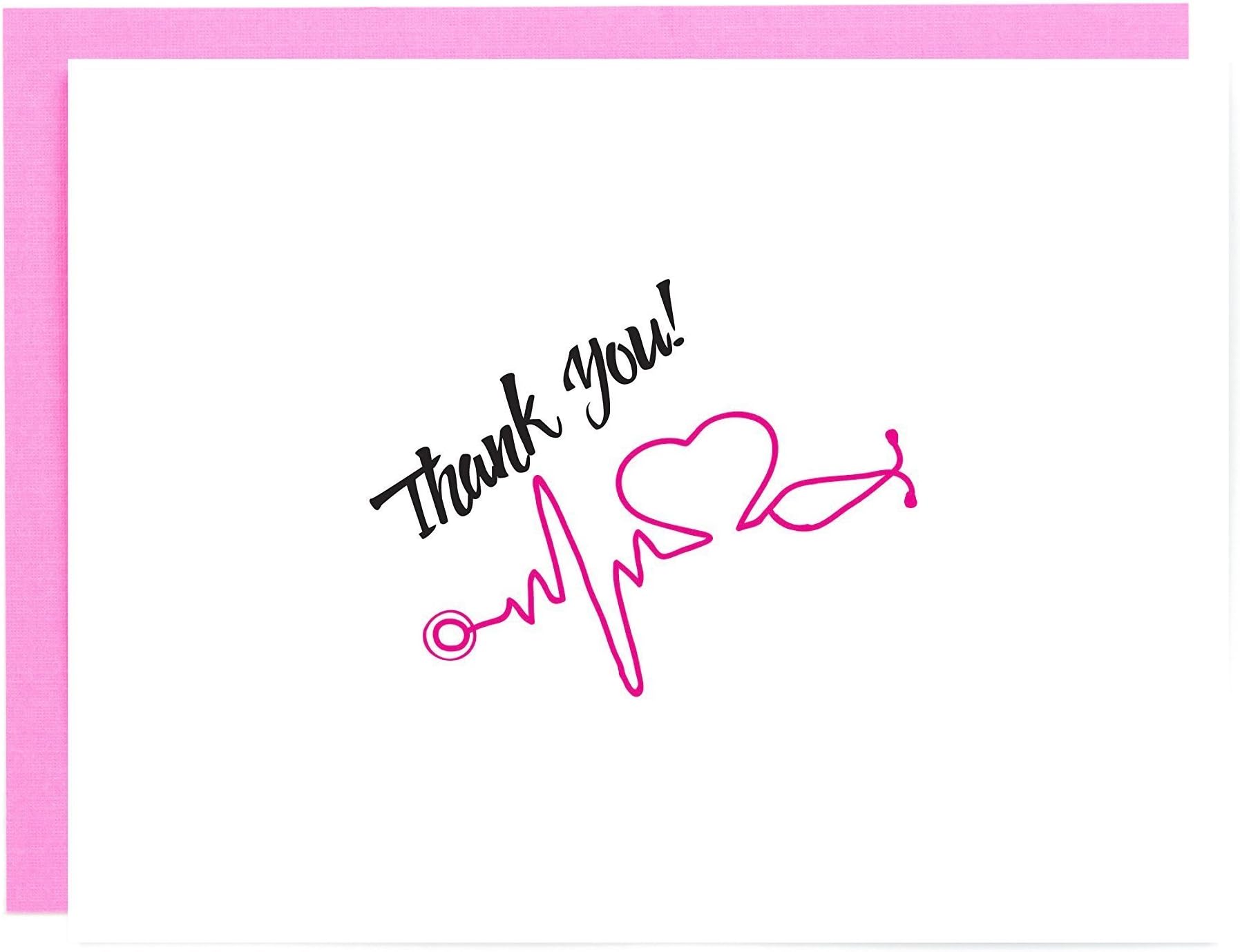 Thank You Medical Card For Doctor Nurse Physician Assistant