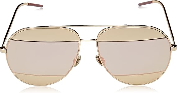 dior split 59mm metal aviator sunglasses