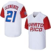 Kekambas Puerto Rico #21 Roberto Clemente World Game Classic Men Baseball Jersey Stitched