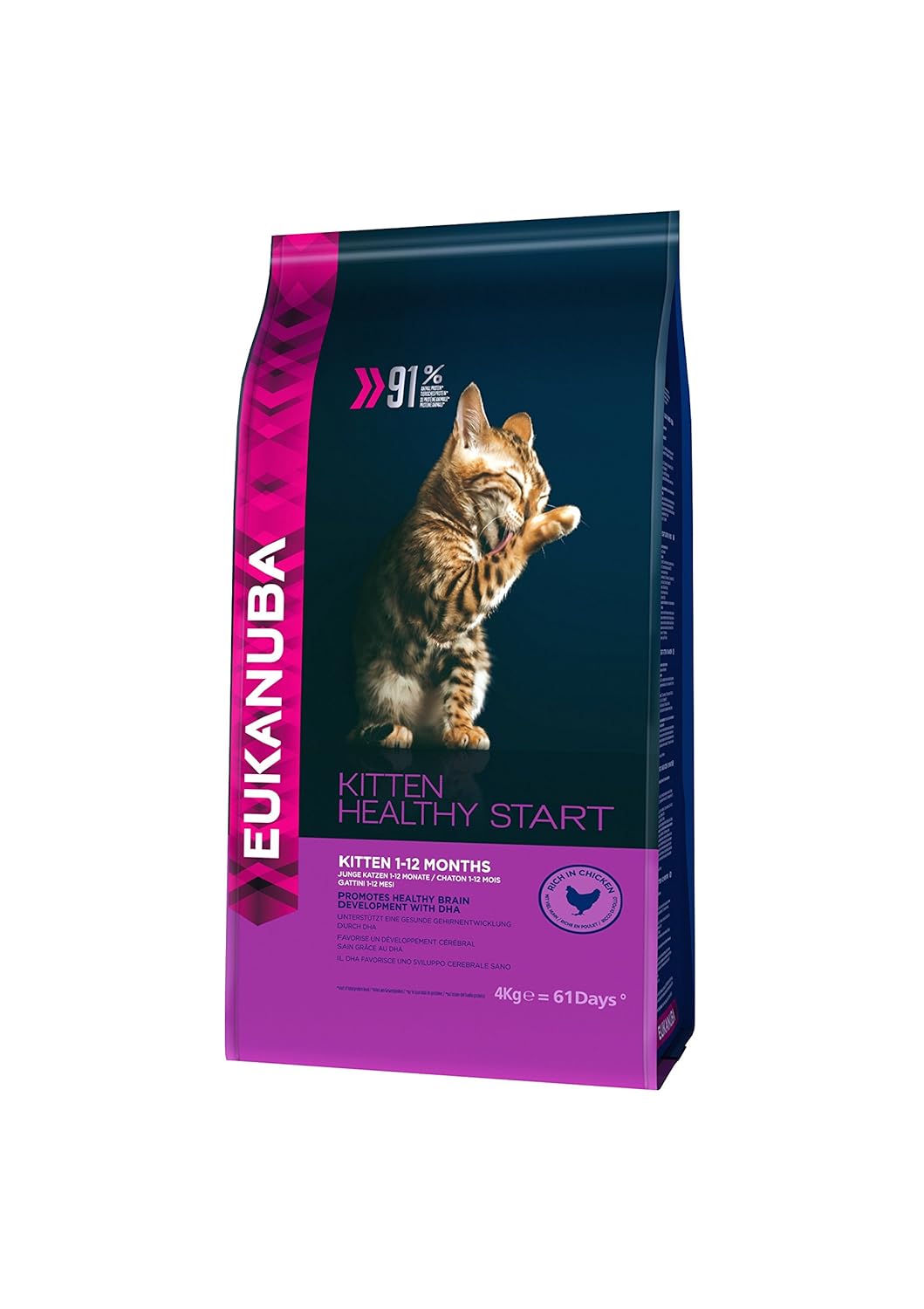 EUKANUBA Kitten Healthy Start Rich in Chicken 4 Kg: Amazon.es: Productos para mascotas