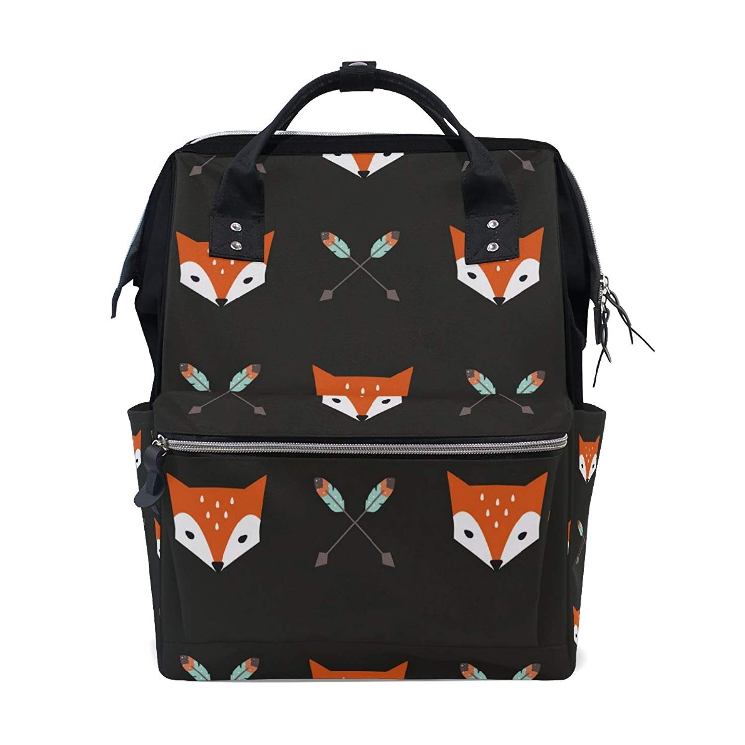 gray fox diaper bag
