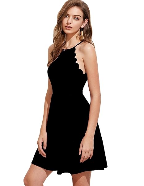 scalloped dress amazon