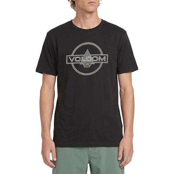Volcom Men's Crisp Stone Fill Short Sleeve T-Shirt – Crewneck