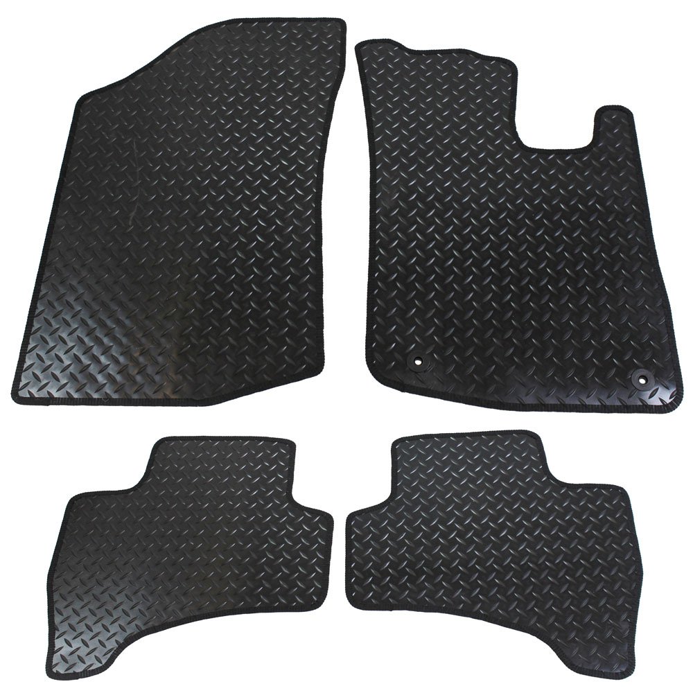Fully Tailored Rubber Car Mat, Set of 4