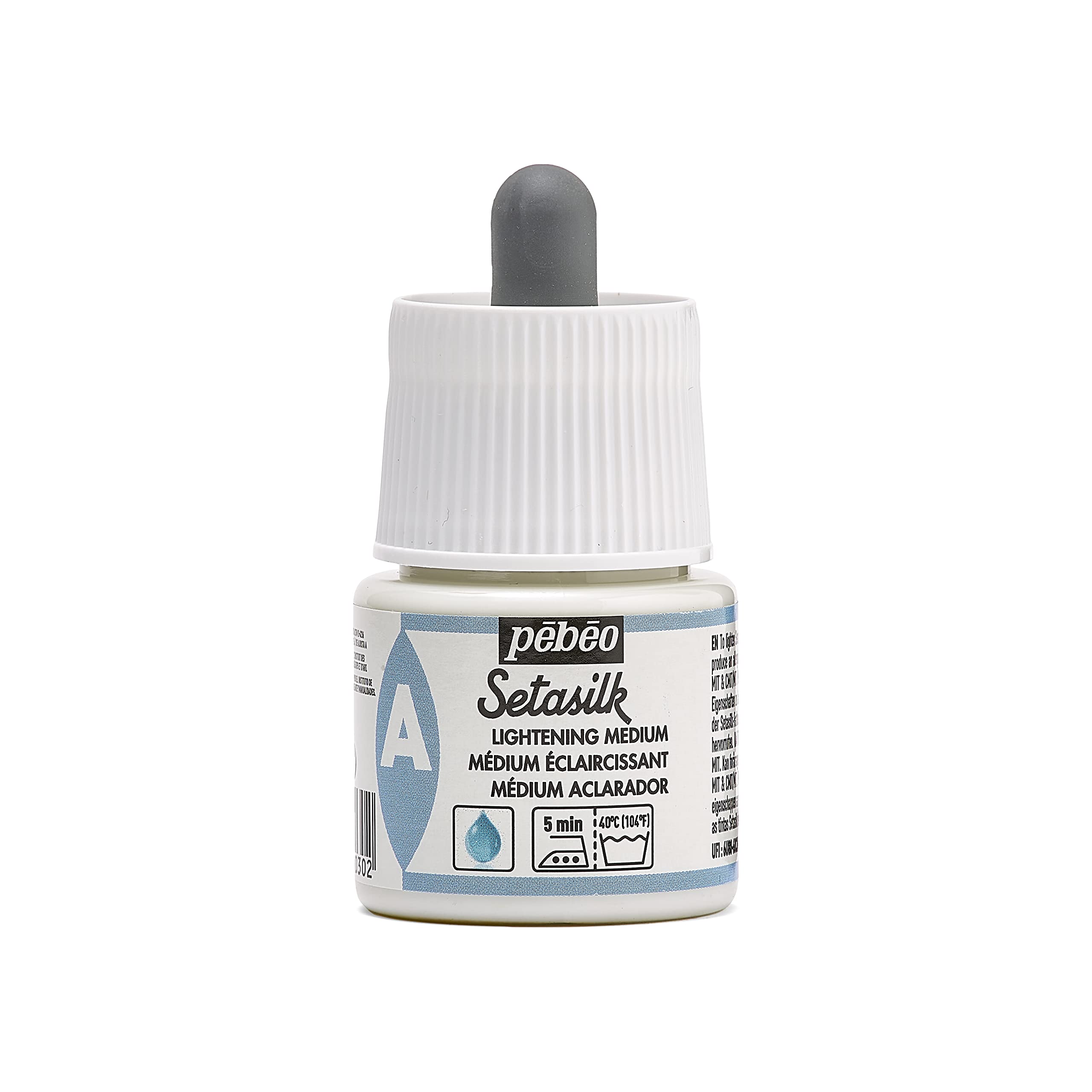 PEBEO 181-030 45 ml Setasilk Silk Painting Diluent Bottle, Transparent — image 1