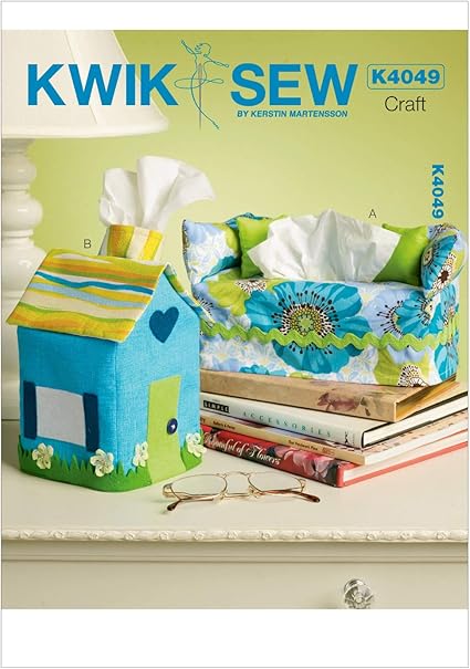 Amazon Com Kwik Sew Patterns K4049 Tissue Box Covers One Size