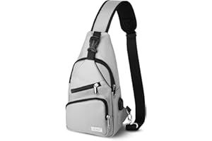 AMJ Sling Bag for Hiking and Outdoor, Crossbody Shoulder Backpack, Travel Chest Bag Daypack for Men & Women