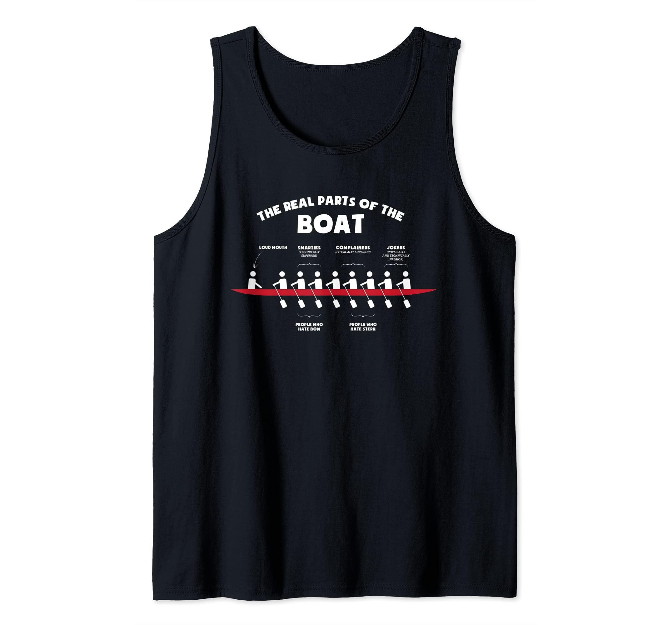 The Real Parts Of The Boat Rowing Tank Top