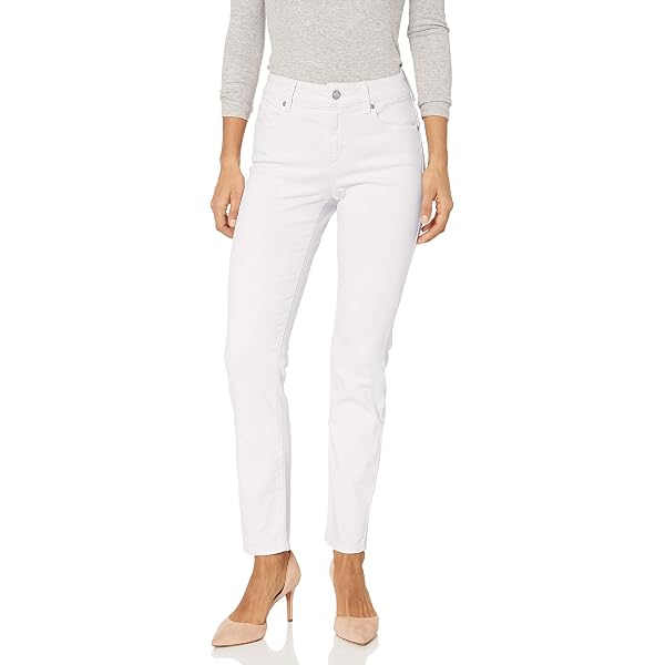 NYDJ Women's Pull-On Ponte Legging With Lace Tuxedo Inset - Comfortable Black Leggings - View #8