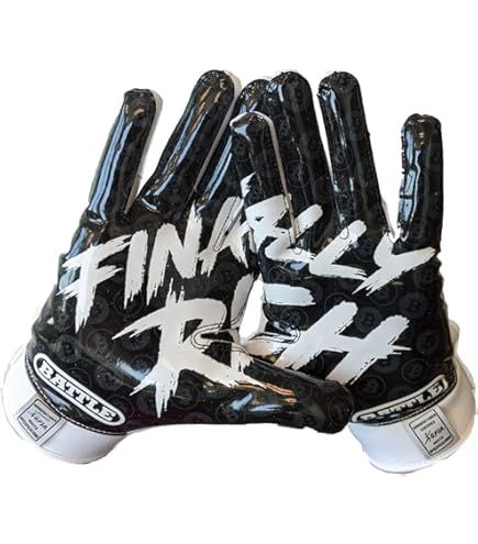 Battle Sports Clown Cloaked Wide Receiver Football Gloves