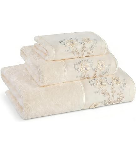 Amazon.com: Sherry Kline Savannah 3-Piece Decorative Towel Set