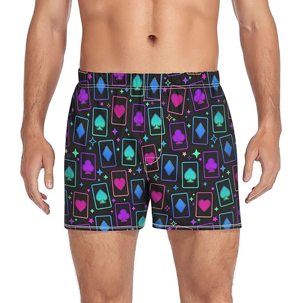 JHKKU Men's Pickleball Balls Boxer Shorts Cotton Boxers Underwear