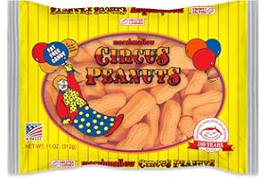 Melster Candies - Classic Marshmallow Circus Peanut Candies - Fat Free, Iconic and Nostalgic Sweet Treat - 11 oz. Bags