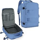 coowoz Travel Backpack for Women Men,Carry On Backpack,Hiking Backpacks Outdoor Sports Rucksack Casual Daypack Travel Essentials Sky Blue