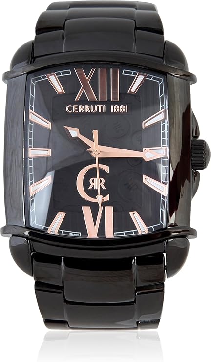 Cerruti 4340779 - Reloj analógico de mujer de cuarzo con correa de piel
