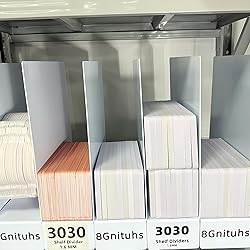 50Pcs 3030 Shelf dividers/numbered stickers/number