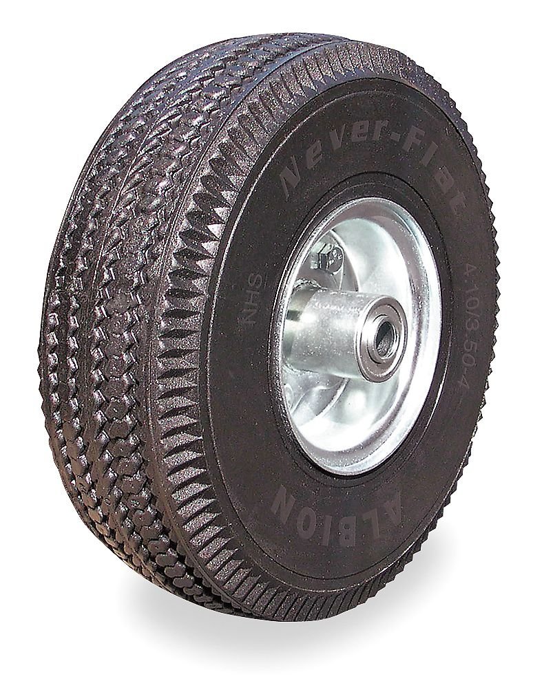 Never Flat Wheel, 10 in. Dia., 350 lb. Industrial & Scientific